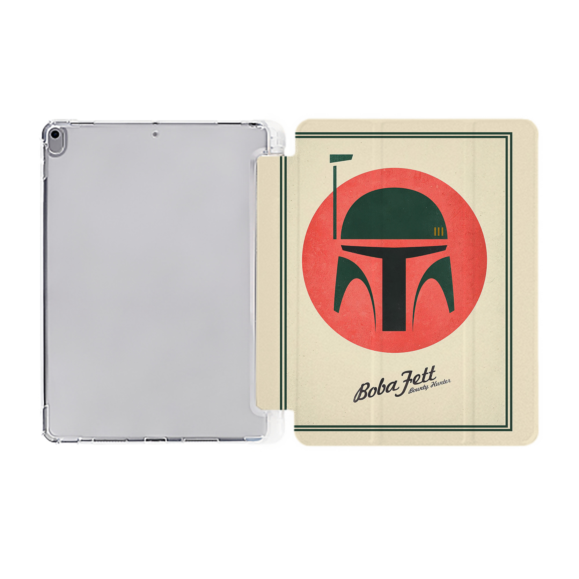 （画像用） スター・ウォーズ Star Wars IPad ケース ペン収納付き 三つ折りスタンド PUレザー×シリコン 対応機種9.5/10.5/10.9インチ